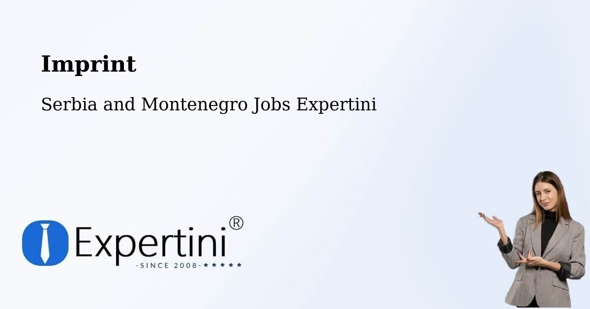 Imprint – Rosetown - Serbia and Montenegro Jobs Expertini